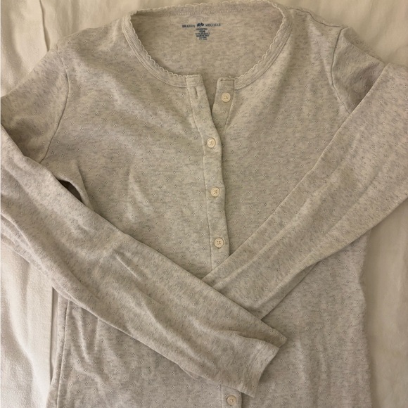 Tops - Pointelle brandy shirt new